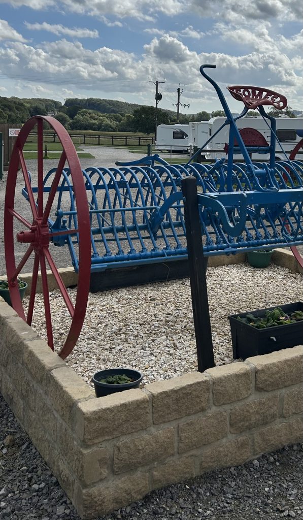 Caravan Park Yorkshire Dales, Caravan Park Wensleydale, Caravan Park Leyburn. England, UK.